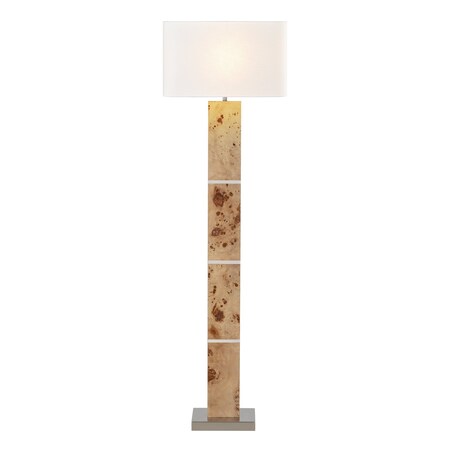 Elk Signature Cahill 63'' High 1-Light Floor Lamp, Natural Burl H0809-11132
